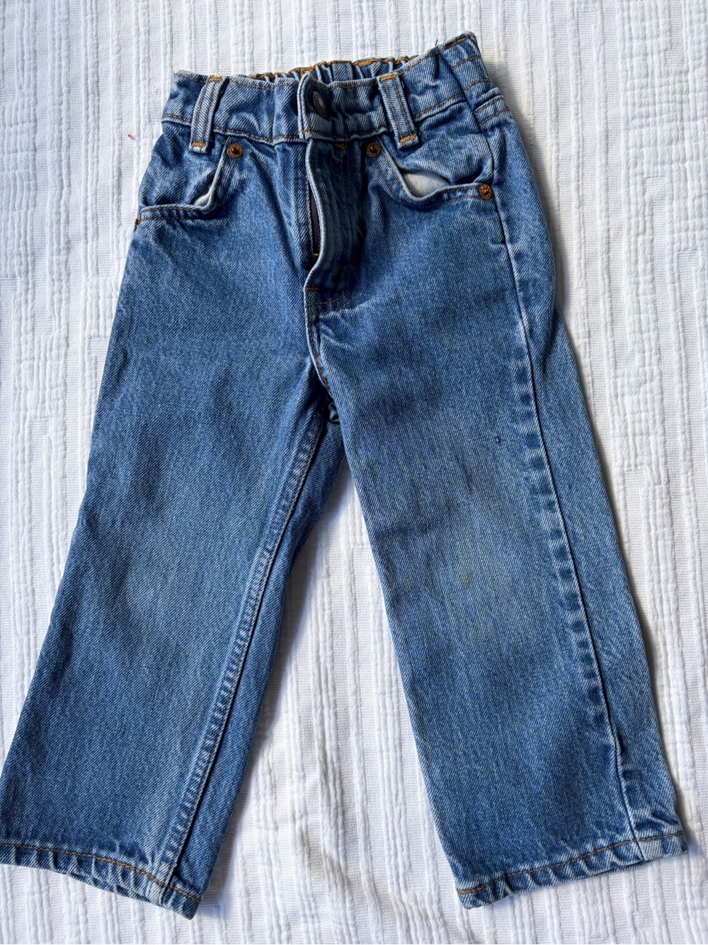 Vintage Orange Tab Levi's Kids Jeans